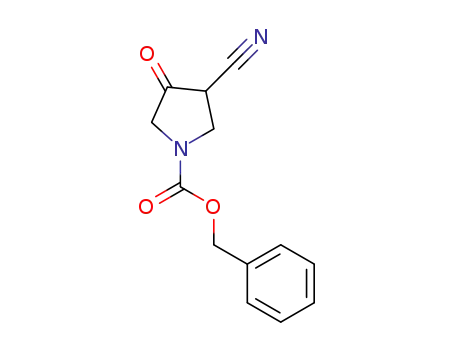 Molecular Structure of 1276125-30-4 (1-cbz-3-cyano-4-oxopyrrolidine)