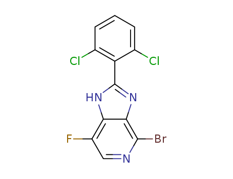 3H-Imidazo[4,5-c]pyridine, 4-bromo-2-(2,6-dichlorophenyl)-7-fluoro-