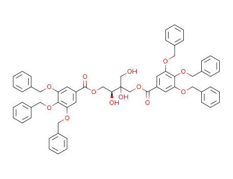 2,3-dihydroxy-2-(hydroxymethyl)butane-1,4-diyl bis(3,4,5-tris(benzyloxy)benzoate)