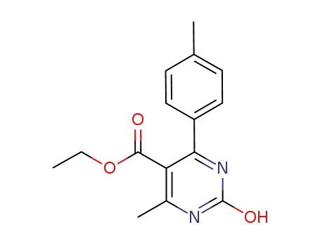 Molecular Structure of 1078156-79-2 (ethyl 1,2-dihydro-6-methyl-2-oxo-4-(4-methylphenyl)pyrimidine-5-carboxylate)