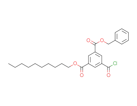 3-benzyloxycarbonyl-5-decyloxycarbonyl-1-benzoyl chloride