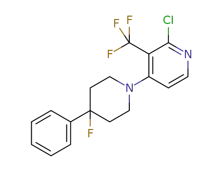 2'-chloro-4-fluoro-4-phenyl-3'-trifluoromethyl-3,4,5,6-tetrahydro-2H-[1,4']bipyridinyl