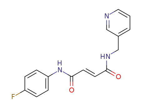 N<sup>(1)</sup>-(4-fluorophenyl)-N<sup>(4)</sup>-(pyridin-3-ylmethyl)fumaramide