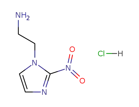 Molecular Structure of 116989-51-6 (2-(2-nitro-1H-imidazolyl)ethylamine hydrochloride)