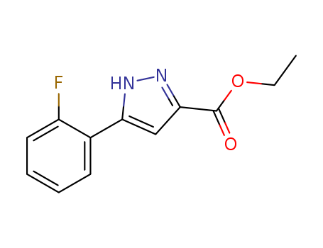 ethyl 5-(2-fluorophenyl)-1H-pyrazole-3-carboxylate