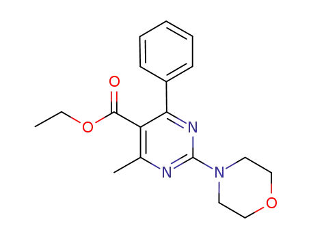 2-morpholino-4-methyl-6-phenylpyrimidine-5-carboxylic acid ethyl ester