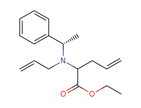 ethyl 2-{allyl[(S)-1-phenylethyl]amino}pent-4-enoate