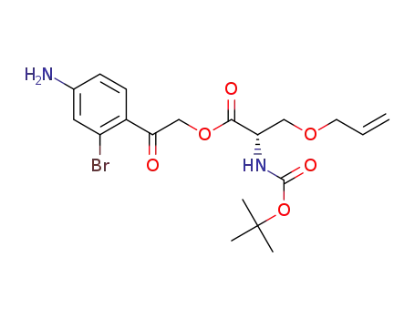 (S)-3-allyloxy-2-tert-butoxycarbonylamino-propionic acid 2-(4-amino-2-bromophenyl)-2-oxo-ethyl ester