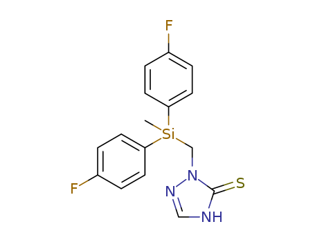 3H-1,2,4-Triazole-3-thione, 2-[[bis(4-fluorophenyl)methylsilyl]methyl]-2,4-dihydro-