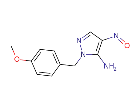 1-(4-methoxybenzyl)-4-nitroso-1H-pyrazol-5-amine