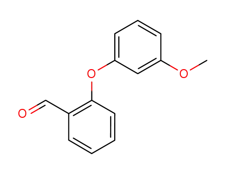 Molecular Structure of 122283-23-2 (2-(3-METHOXYPHENOXY)BENZALDEHYDE)