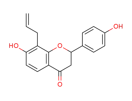 (+/-)-4',7-dihydroxy-8-allyl-flavanone