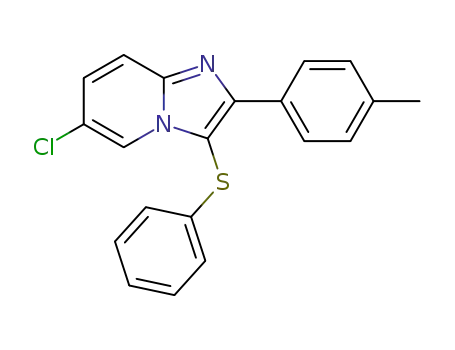 6-chloro-3-(phenylthio)-2-(4-methylphenyl)imidazo[1,2-a]pyridine