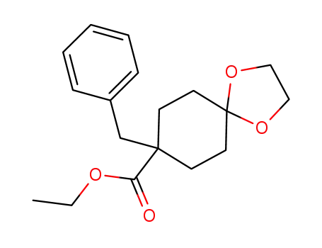 1,4-Dioxaspiro[4.5]decane-8-carboxylic acid, 8-(phenylmethyl)-, ethyl
ester
