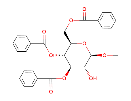 methyl 3,4,6-tri-O-benzoyl-β-D-glucopyranoside