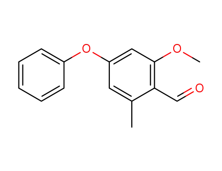 2-methoxy-6-methyl-4-phenoxy-benzaldehyde
