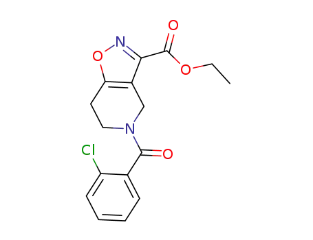 ethyl 5-(2-chlorobenzoyl)-4,5,6,7-tetrahydroisoxazolo[4,5-c]-pyridin-3-carboxylate
