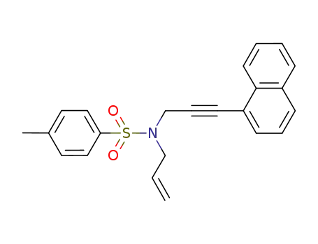 N-allyl-4-methyl-N-[3-(1-naphthyl)prop-2-yn-1-yl]benzenesulfonamide