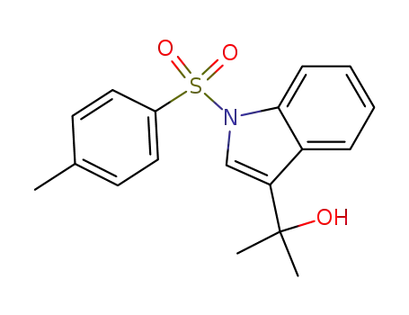 2-[1-(toluene-4-sulfonyl)-1H-indol-3-yl]-propan-2-ol