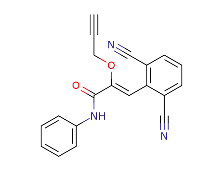 (Z)-3-(2,6-dicyanophenyl)-N-phenyl-2-(prop-2-ynyloxy)acrylamide