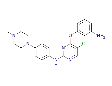 4-(3-aminophenoxy)-5-chloro-N-(4-(4-methylpiperazin-1-yl)phenyl)pyrimidin-2-amine
