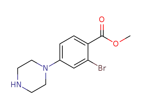 methyl 2-bromo-4-(piperazin-1-yl)benzoate