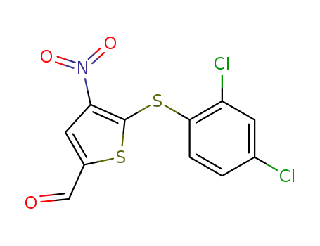 5-(2,4-dichlorophenylsulfanyl)-4-nitrothiophene-2-carbaldehyde
