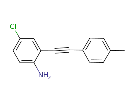 4-chloro-2-(p-tolylethynyl)aniline