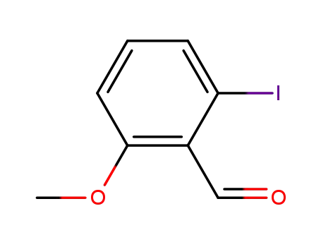 Molecular Structure of 5025-59-2 (2-IODO-6-METHOXY-BENZALDEHYDE)