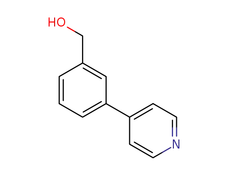 Molecular Structure of 85553-55-5 ((3-PYRID-4-YLPHENYL)METHANOL)