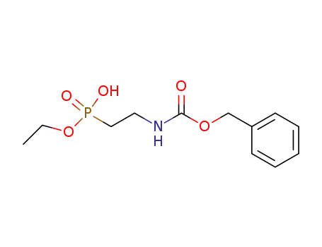 Carbamic acid, [2-(ethoxyhydroxyphosphinyl)ethyl]-, phenylmethyl ester