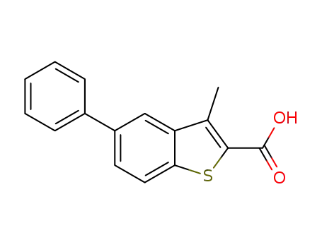 3-methyl-5-phenylbenzo[b]thiophene-2-carboxylic acid