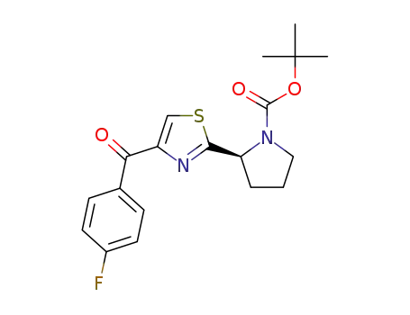 (s)-tert-butyl 2-(4-(4-fluorobenzoyl)thiazol-2-yl)pyrrolidine-1-carboxylate