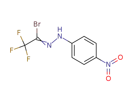 Molecular Structure of 38562-38-8 (Ethanehydrazonoyl bromide, 2,2,2-trifluoro-N-(4-nitrophenyl)-)