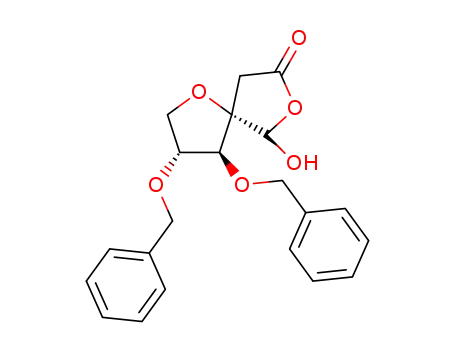3,4-bis(benzyloxy)-6-hydroxy-1,7-dioxaspiro[4.4]nonan-8-one