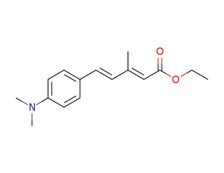 2,4-Pentadienoic acid, 5-[4-(dimethylamino)phenyl]-3-methyl-, ethyl
ester, (E,E)-