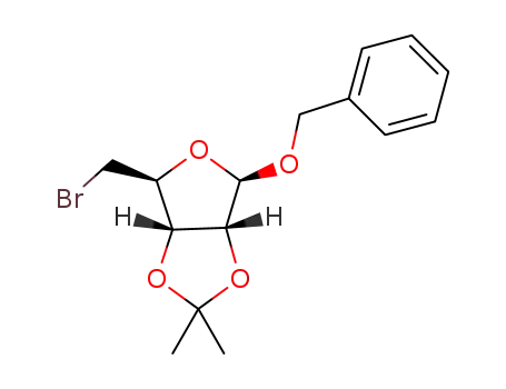 benzyl 5-bromo-5-deoxy-2,3-O-isopropylidene-β-D-ribofuranoside