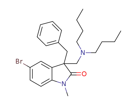 3-benzyl-5-bromo-3-((dibutylamino)methyl)-1-methylindolin-2-one