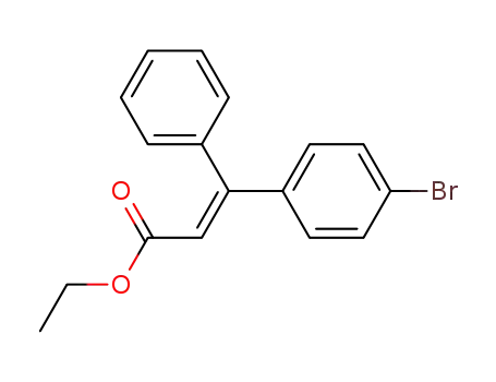 2-Propenoic acid, 3-(4-bromophenyl)-3-phenyl-, ethyl ester, (E)-