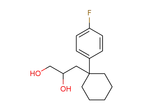 3-[1-(4-fluorophenyl)cyclohexyl]propane-1,2-diol