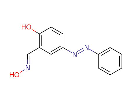 Benzaldehyde, 2-hydroxy-5-(phenylazo)-, oxime