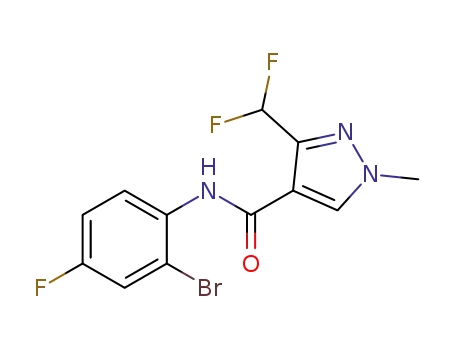 1H-Pyrazole-4-carboxamide,
N-(2-bromo-4-fluorophenyl)-3-(difluoromethyl)-1-methyl-