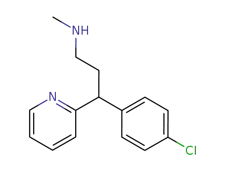 Molecular Structure of 20619-12-9 (N-desmethylchlorpheniramine)