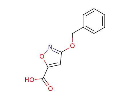 Molecular Structure of 2552-54-7 (3-(Benzyloxy)isoxazole-5-carboxylic acid)