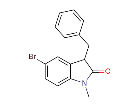 3-benzyl-5-bromo-1-methylindolin-2-one
