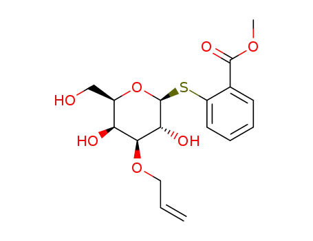 2-(methoxycarbonyl)phenyl 3-O-(prop-2-enyl)-1-thio-β-D-galactopyranoside