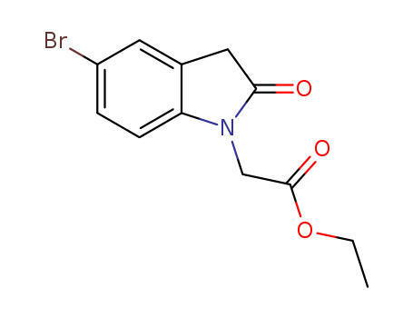 Ethyl 2-(5-bromo-2-oxoindolin-1-yl)acetate
