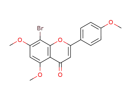 8-bromo-5,7-dimethoxy-2-(4-methoxyphenyl)-4H-1-benzopyran-4-one