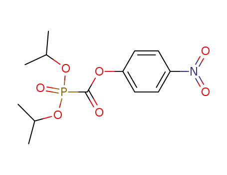 Molecular Structure of 83877-27-4 (4-nitrophenyl bis(propan-2-yloxy)phosphanecarboxylate oxide)