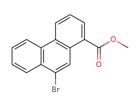 Molecular Structure of 7473-73-6 (methyl 9-bromophenanthrene-1-carboxylate)